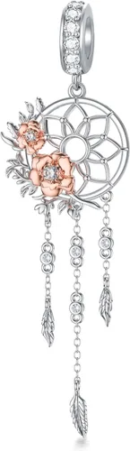 MBSUUH Dream CatcherPineapplePantherMonkeyHouse Charms for Bracelets 925 Sterling Silver Jewelry Gifts for Women Wife Mom