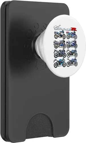 Miniatura 8 de Gixxer, Evolution, GSXR, Carreras de carretera, motocicleta, motocicleta, PopSockets de bicicleta intercambiables PopGrip