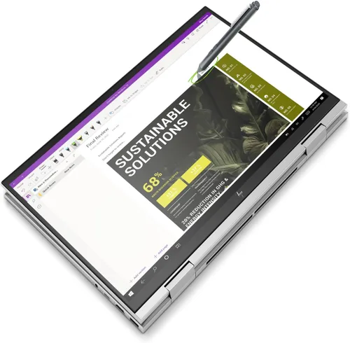 Miniatura 6 de HP Lápiz digital genuino para portátiles HP Envy x360/Pavilion x360/Spectre x360 2 en 1, compatible con MPP con sensibilidad a la presión, gris