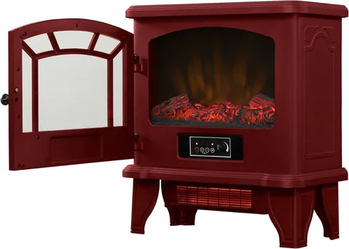 Miniatura 4 de duraflame® Calentador eléctrico infrarrojo de la estufa de la chimenea del cuarzo, canela