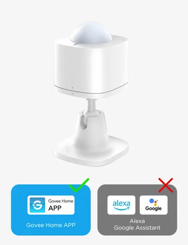 Miniatura 5 de GoveeLife Sensor de Movimiento, Control de Grupo para Dispositivos Ilimitados, Sensor de Contacto Mini Inalámbrico para Automatización de Hogar