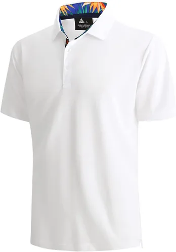 Miniatura 3 de ZITY Camiseta polo de manga corta para hombre para golf tenis