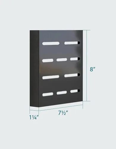 Miniatura 4 de Soporte para cuchillos de pared de cocina, almacenamiento de cuchillos debajo del gabinete, organizador de cuchillos para puerta de gabinete