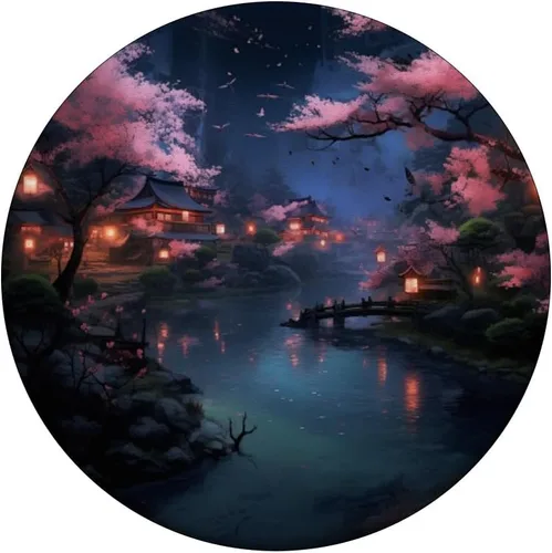 Miniatura 3 de PopGrip estándar japonés Sakura Cherry Blossom Moon PopSockets estándar