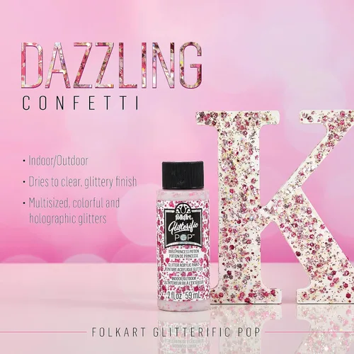 Miniatura 6 de FolkArt Best of Pinks - Juego de pintura acrílica para manualidades con 5 fórmulas de pintura rosa de primera calidad, 96424 Lo mejor de Pinks