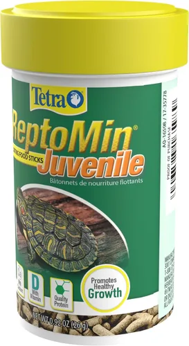 Miniatura 4 de Tetra ReptoMin Baby - Palitos flotantes para alimentos de 0.92 onzas, para tortugas acuáticas pequeñas, tritones y ranas (paquete de 36)