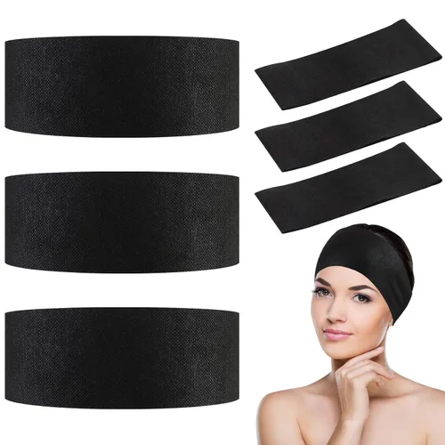 128 diademas faciales desechables de spa no tejidas, bandas faciales suaves para el cuidado de la piel con cierre de convento para mujeres y niñas,