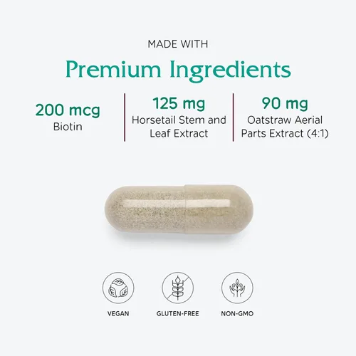 Miniatura 4 de Vitanica Luminous - Suplemento de apoyo para el cabello, la piel y las uñas - Suplemento nutricional para mujeres con magnesio y selenio