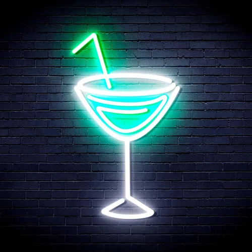 Miniatura 22 de AdvPro Seco Martini Flex Silicona LED Neon Sign - Azul - st16s32-fnu0207-b
