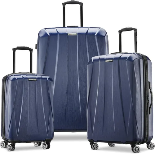 Miniatura 17 de Samsonite Centric 2 Set de maletas rígidas expandibles con ruedas giratorias dobles, Azul Caribe, Juego de 2 piezas (equipaje de mano/grande)