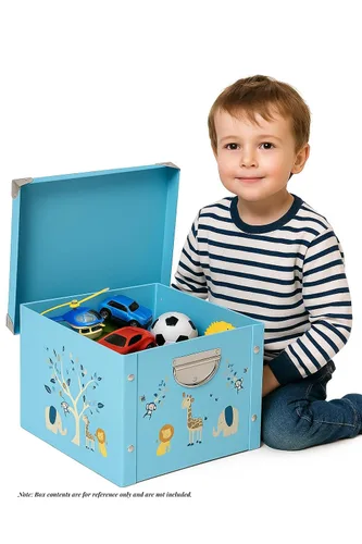 Miniatura 2 de GroWings Caja de recuerdos para bebés, gran almacenamiento de memoria para recién nacidos, adecuada para niños y niñas, regalos fuertes, duraderos