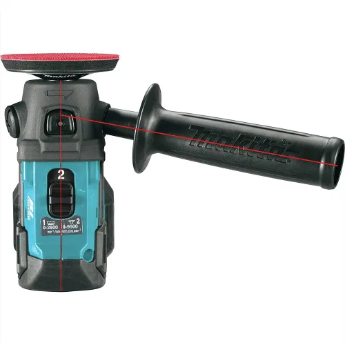 Miniatura 4 de Makita VP01R1 12V max CXT® Litio-Ion Brushless 3" Pulidor / Kit de lijadora de 2" (2.0Ah)