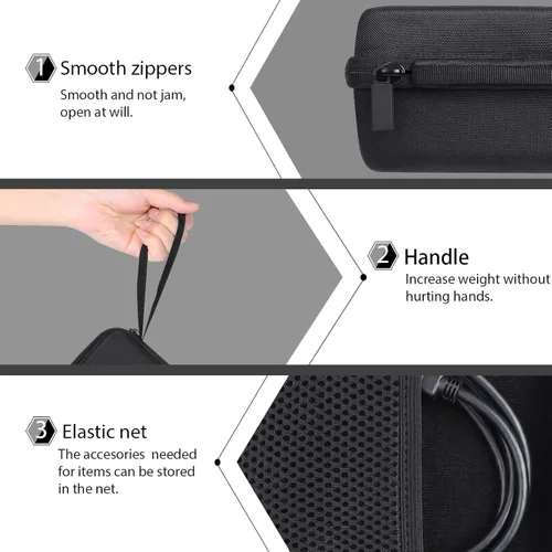 Miniatura 4 de co2CREA Reemplazo de estuche de viaje duro para Xvive U4R2 Sistema de monitoreo intrauditivo inalámbrico IEM Transmisor Receptor Beltpack