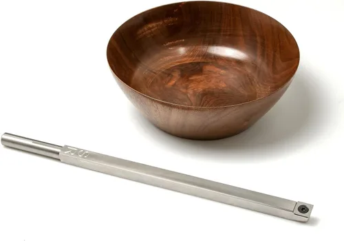 Miniatura 9 de Simple Woodturning Tools - Herramienta de torno de madera más áspera y simple de carburo más mango intercambiable de agarre de espuma de 17