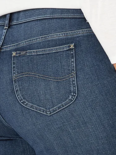 Miniatura 5 de Lee Pantalones de mezclilla de pierna recta Ultra Lux de talle medio para mujer