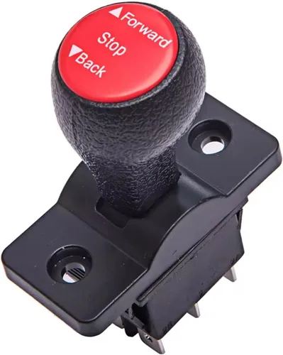 Miniatura 35 de 3 piezas Interruptor de engranajes de 31x25mm de 6 pines 6V/12V Interruptor de palanca de avance, parada, marcha atrás para juguetes eléctricos