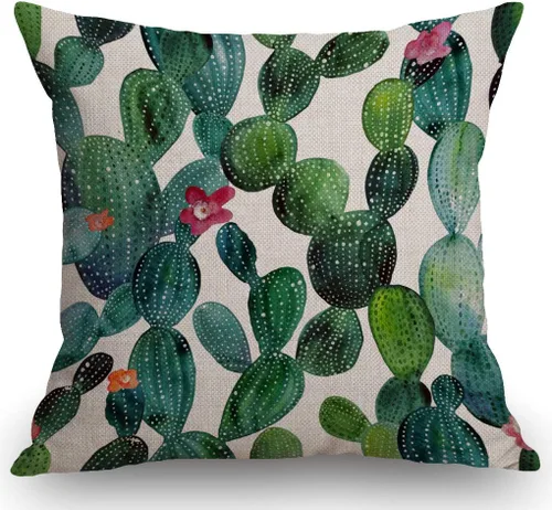 Miniatura 15 de SSOIU Fundas de almohada decorativas de lino y algodón de 18 x 18 pulgadas para decoración del hogar, sofá, banco