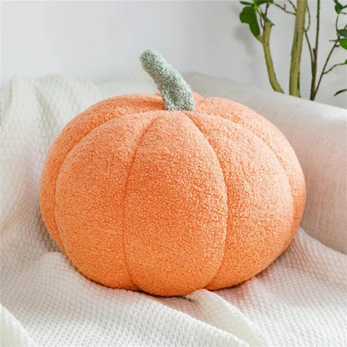 Miniatura 8 de Almohada de calabaza, cojín con forma de calabaza, almohada de felpa de calabaza, decoración de almohada de calabaza, cojín decorativo de calabaza