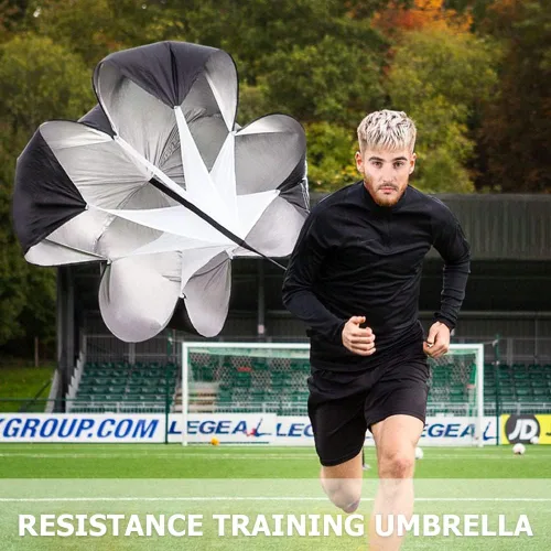 Miniatura 5 de Uyomal Entrenamiento de velocidad de carrera, paracaídas de resistencia de rampa de velocidad para entrenamiento de velocidad y aceleración, 56