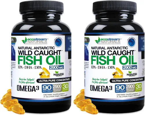 Miniatura 10 de Suplemento de aceite de pescado Omega 3 Wild Caught DPA-EPA-DHA 2,900 miligramos - Ahora con aún más DPA-EPA-DHA