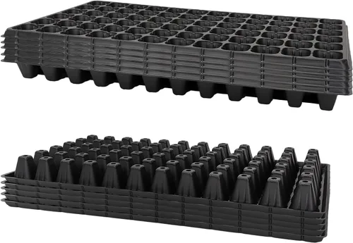 Miniatura 12 de RooTrimmer Bandejas Profundas de 72 Celdas para Plántulas, Bandeja de Conexión Gruesa y Duradera de 72 Celdas con Celdas Grandes para Semillas