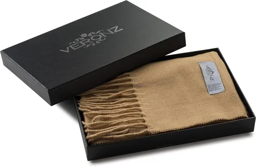 Miniatura 55 de Veronz - Bufanda clásica de invierno muy suave de aspecto lujoso y sensación de cachemira con caja de regalo