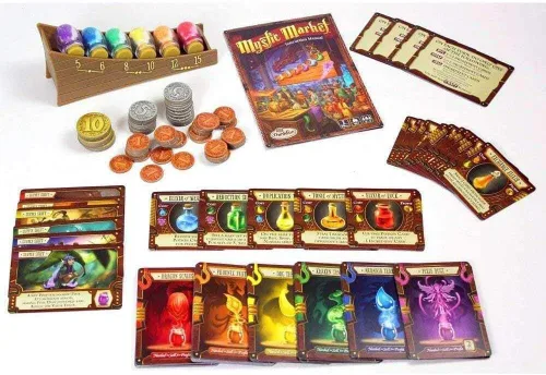 Miniatura 3 de ThinkFun Mystic Market Strategy - Juego de cartas para 2-4 jugadores, edades +10, un emocionante juego rápido, perfecto tanto para familias como