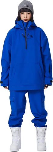 Miniatura 21 de RIUIYELE Traje de esquí para mujer, chaqueta y pantalones de snowboard para deportes al aire libre, traje de nieve con aislamiento impermeable