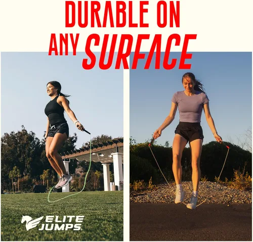 Miniatura 5 de Fit Plus Pro Freestyle - Cuerda de saltar de PVC para trucos, asas largas con cinta de agarre antideslizante, cuerdas de saltar para adultos