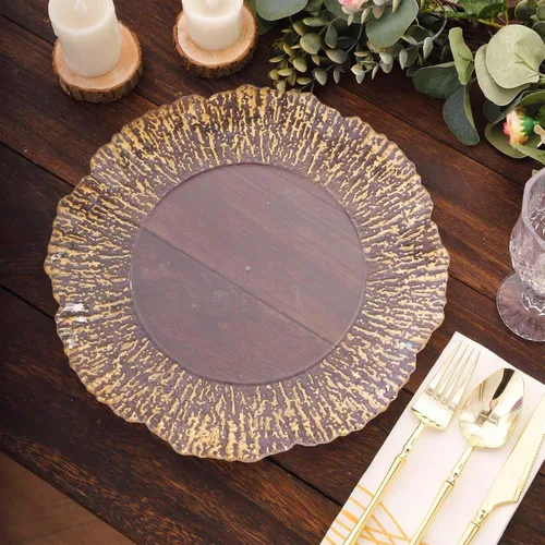 Miniatura 15 de Efavormart - Juego de 20 platos de plástico con diseño de arrecife negro, platos de fiesta de postre y aperitivo de 7 pulgadas, elegante vajilla