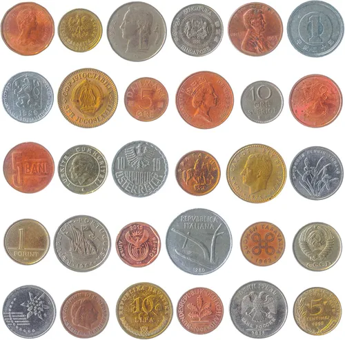 Miniatura 19 de LOTE de 28 Monedas Diferentes de la UE (Colección PRE-Euro) - Monedas Coleccionables, Monedas Antiguas para Álbum o Exhibición