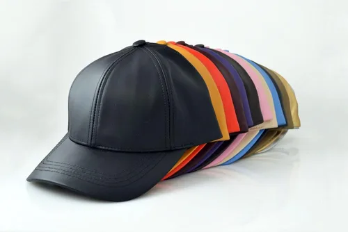 Miniatura 8 de Gorra de béisbol ajustable de piel de vaca genuina fabricada en Estados Unidos