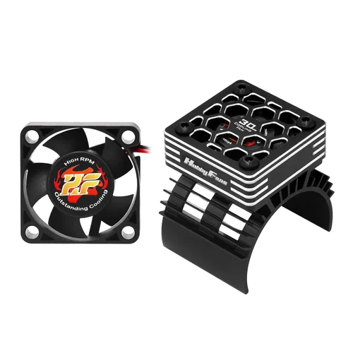 Miniatura 7 de Disipador de calor de motor RC con ventilador de enfriamiento de 5 V, apto para 540 550 3650 F540 3660 3670 Tamaño sin escobillas Motor Disipador