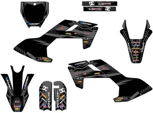 Miniatura 8 de Kit de base gráfica Mini TC 50 Mayhem Black Senge 2018-2023 compatible con Husqvarna