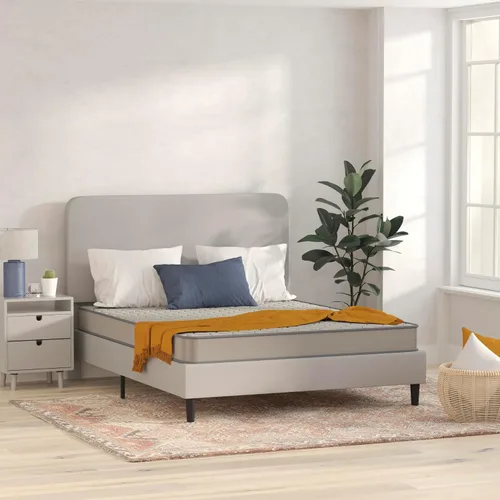 Miniatura 14 de Flash Furniture Capri Comfort Sleep - Colchón híbrido de resortes interiores y espuma de 6 pulgadas en una caja, colchón híbrido de resortes