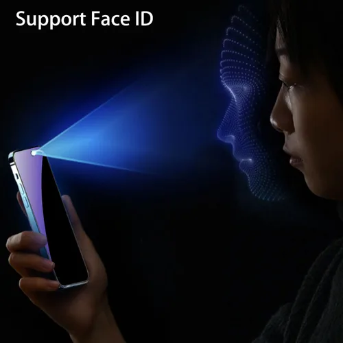 Miniatura 3 de Paquete de 2 protectores de pantalla anti-espía de vidrio templado de privacidad para iPhone Xs Max/iPhone 11 Pro Max, película antiespía, dureza