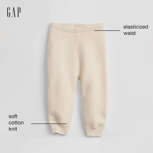 Miniatura 2 de GAP Pantalones de liga unisex para bebé