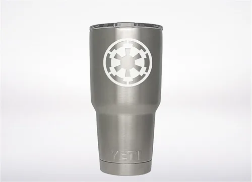 Calcomanía original del Imperio Galáctico de Star Wars para vasos Yeti y Rtic, Macbooks y laptops, iPads y tablets, iPhones y teléfonos celulares,