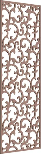 Miniatura 31 de Wheatland Paneles de pared decorativos de madera con calado, 9 3/8 pulgadas de ancho x 24 3/8 pulgadas de alto x 1/4 de alto, nogal
