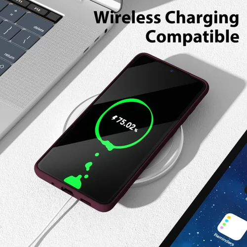 Miniatura 7 de oakxco Funda para teléfono Samsung Galaxy S20 Ultra de silicona líquida, fina y delgada de goma suave TPU lisa y suave de gel para mujeres y niñas