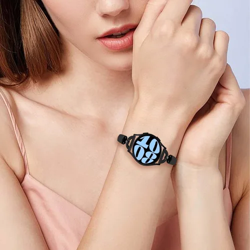 Miniatura 5 de Correas de metal compatibles con Samsung Galaxy Watch 7/FE/6/5/4 1.575 in 1.732 in, Watch 5 Pro, Watch 6/4 Classic 1.693 in 1.850 in 1.654 in 1.811