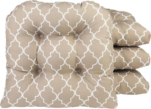 Miniatura 99 de Klear Vu Gripper Overstuffed - Cojines universales antideslizantes para silla de comedor para decoración de cocina o uso de oficina, almohadilla