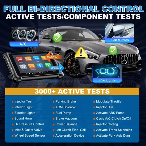 Miniatura 7 de Autel MaxiSys MS906Pro Herramienta de escaneo Igual que mk906pro Nivel de MP900BT MS906BT MS908 MK908 MK908 Codificación avanzada de ECU DoIP y CAN