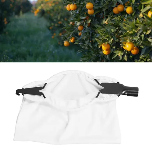 Miniatura 2 de TOPINCN Cesta recolectora de frutas con cesta de cosecha cuchillas en forma de V y bolsa elástica para una cosecha eficiente para el hogar, granja