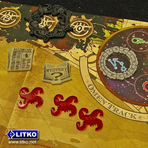 Miniatura 3 de LITKO Cthulhu, indicador Doom, negro