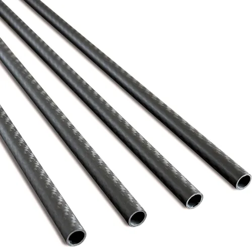 Miniatura 7 de 2 piezas Tubo de Fibra de Carbono 6 mm x 4 mm x 420 mm, 6 ~ 50 mm Disponible, 3 K rollo Envuelto Twill Mate Acabado.