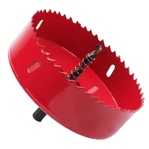 Miniatura 14 de Utoolmart Sierra de taladro bimetal profesional de acero inoxidable, 0.984 in de profundidad de apertura con mango triangular (2.953 in)