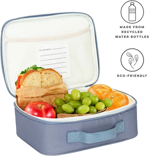 Miniatura 2 de 3 Sprouts Lonchera para niños, niños y niñas, lonchera aislada para niños y niñas, perfecta para la escuela y los viajes, Loncheras para niños y Azul