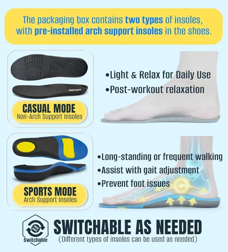 Miniatura 2 de SHULOOK Zapatos de trabajo antideslizantes para hombre, soporte de arco, antideslizantes, para cocina, chef, restaurante, servicio de alimentos