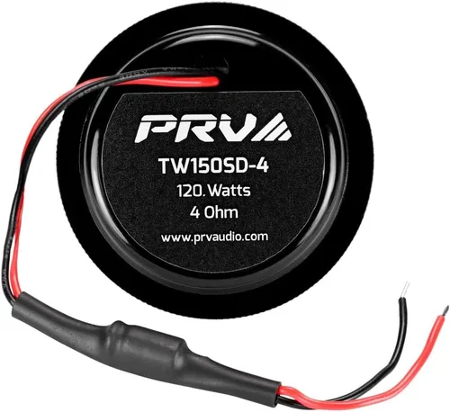 Miniatura 5 de PRV AUDIO Tweeters de Cúpula Suave 240 Watts 4 Ohm TW150SD-4 con Crossover Incorporado, Cúpula de Seda de 32 mm, Imán de Neodimio para Sistemas